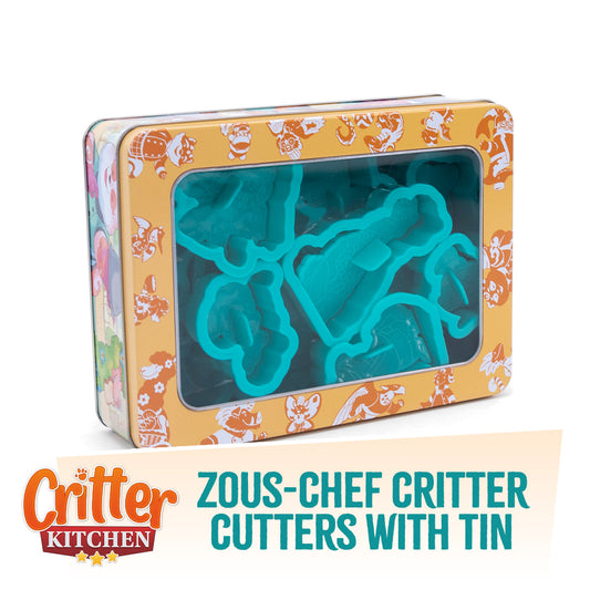 Critter Kitchen: Zous-Chef Critter Cutters w/Tin