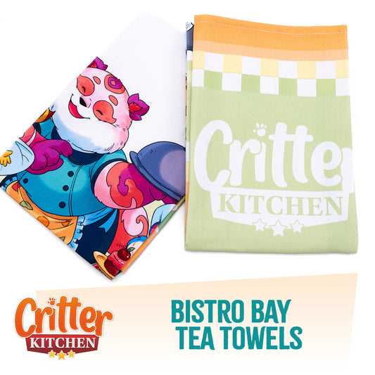 Critter Kitchen: Bistro Bay Tea Towels