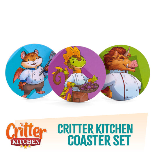 Critter Kitchen: Coaster Set (3)