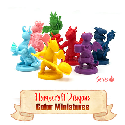 Series 2 Flamecraft Dragon Minatures