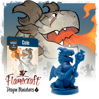 Series 2 Flamecraft Dragon Minatures