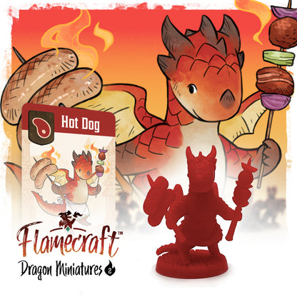 Series 2 Flamecraft Dragon Minatures