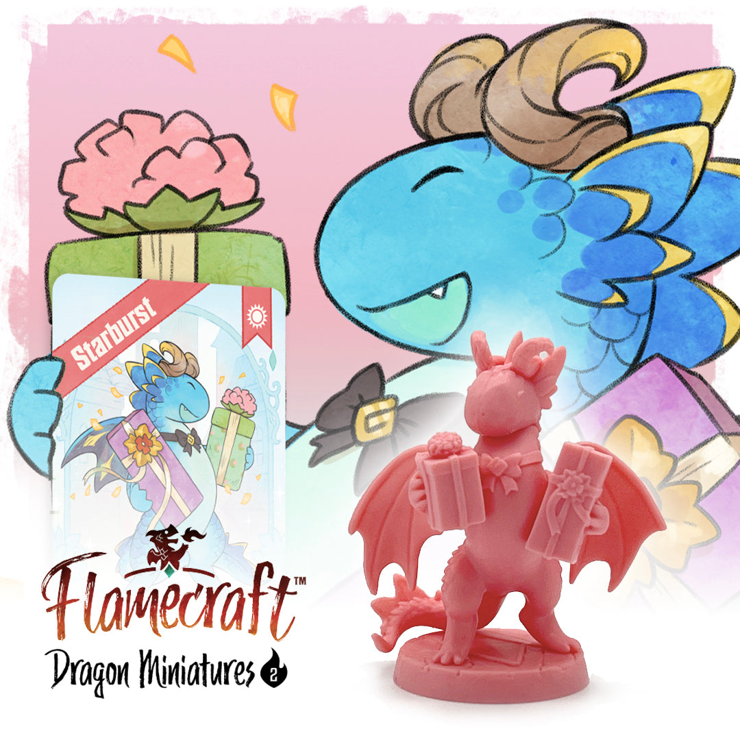 Series 2 Flamecraft Dragon Minatures