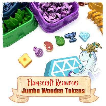 Jumbo Wooden Tokens