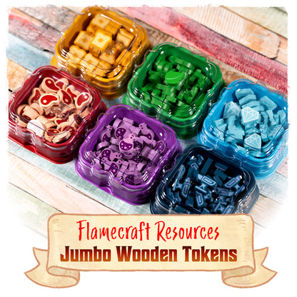 Jumbo Wooden Tokens