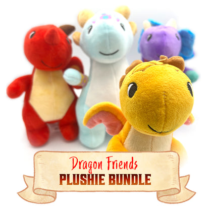 Dragon Friends Plushie Bundle